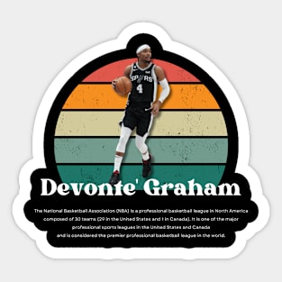 Devonte' Graham Vintage V1 Sticker